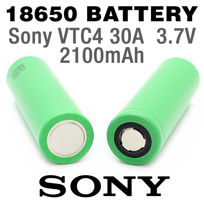 Pack Sony Rechargeable Mah Batteries Vtc